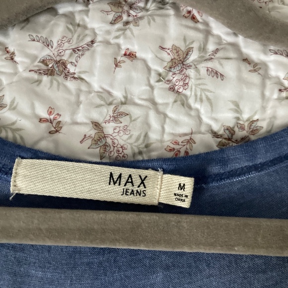 Max Jeans Top Size M - Picture 3 of 6